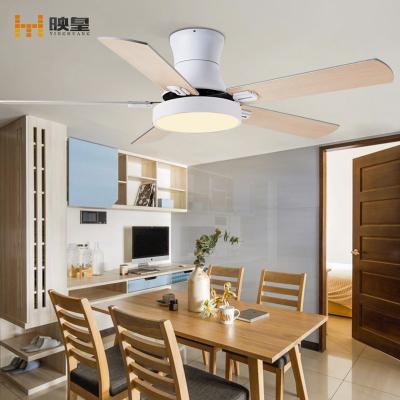 China European Classic Style 42/52 Inch Designer Remote Control Decorative Ceiling Fan Smart Control With LED Light for sale