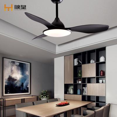 China Smart Control 48inch 36w DC/AC Remote Acrylic Ceiling Fan Cafe Kitchen Living Room Design with Light for sale