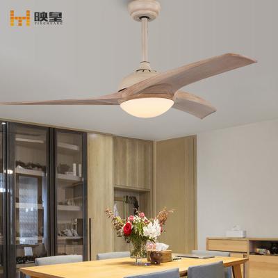 China Modern 52 Inch ABS Blade Home Office LED Ceiling Chandeliers And Pendant Lights With Fan for sale