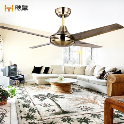 China 44 Inch Metal Indoor Remote Control Blades Modern Smart Ceiling Fans Control for sale