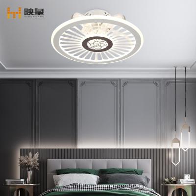 China 48cm Diameter Modern Bedroom Ceiling Fan With Variable LED Light for sale