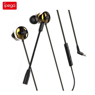 China IPEGA PG-R012 In-Ear General Metal Wired Headphones Noise Reduction Professional Gaming Accessories Headphones for sale