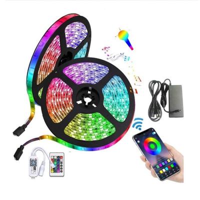 China Bedroom kitchen christmas home alexa google 5050smd 10m flexible waterproof wifi alexa 300led rgb home light strip fired luces for bedroom for sale