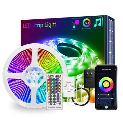 China Residential tira intelligentte flexible smart waterproof wifi rgb led light strip 20m with app remote control for sale