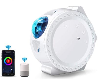 China Modern Smart Moon Phone App Control Tuya Life Starlight Galax Projector wifi starry night light work with Alex Echo for sale