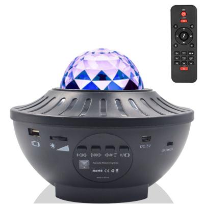 China Modern Remote Control LED Music Speaker Kids Starry Surf Projector Light For Home Party Bedroom Gift for sale