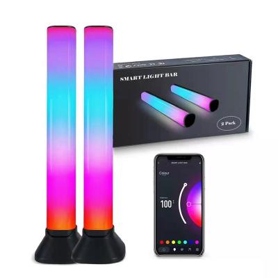 China LANDSCAPE 8 Blue Stage Modes Music Modes Tooth Color Smart Optical Light Bars For Entertainment PC TV Room Decoration for sale