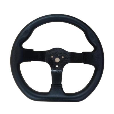 China Fiberglass+hardware electric go kart cheap price good quality new style go kart accessory steering wheel for sale for sale