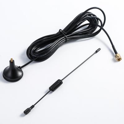 China Adhesive Installation 3dbi Extender 900-1800mhz 2g 3g Rg174 Cable GSM Antenna For Vehicle Gps Cell Phones GSM Small Suction Cup Antenna for sale