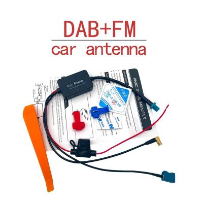 China Plastic High Quality AM/FM DAB FAKRA Digital Car Radio Antenna Amplifier for sale