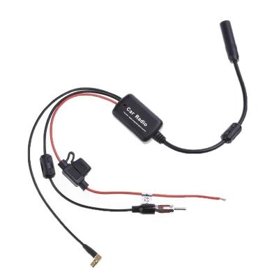 China Plastic Hot Selling FM/DAB AM Car Radio Antenna Signal High Gain Amplifier for sale