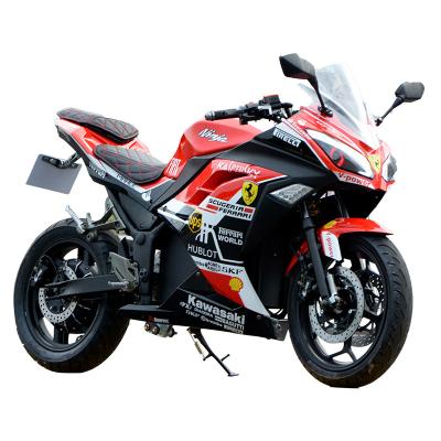 China Most popular Little Ninja R3 V6 road racing electric motorcycles wholesale Customizable can be selected color electric Bike 72v60a/90a/120aLithium-ion Battery for sale