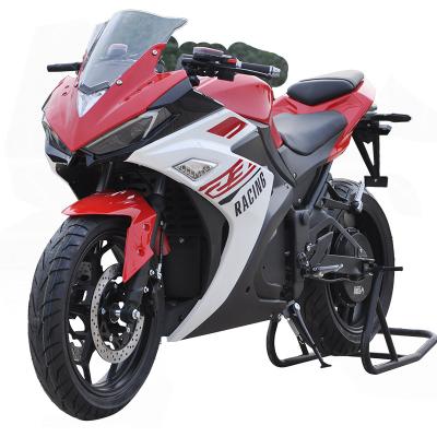 China Factory Sale r3/v6  model 8000w 120km/h high speed racing electric motorcycle 72v 32a/45a Lead Aicd or 72v45a /60a/90a/120aLithium-ion Battery for sale