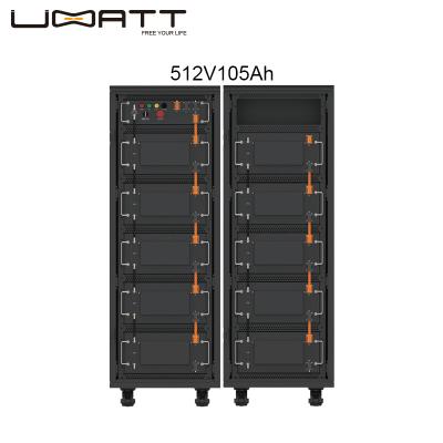 China Toys GJCB618 Factory Supply 512V 105Ah Lithium LiFePO4 Cabinet Battery Installation For ESS UPS 480V 105Ah for sale