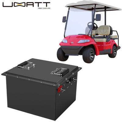 China Golf Carts OCBB518 38.4V 56Ah LiFePO4 36V 56Ah 80Ah 105Ah Rechargeable Lithium Ion Battery Pack For Electric Golf Cart for sale