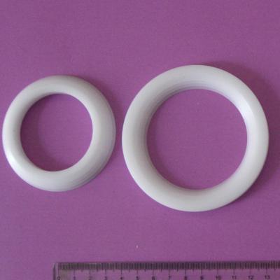 China White Teflon PTFE O rings plastic seal rings custom machining o rings for sale