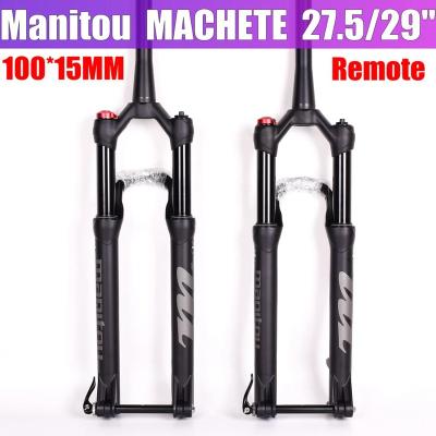 China Comp Hot Mountain MTB Manitou Machete 2021 Mountain Bikes 29 Barrel Axle Air Suspension Front Fork for sale