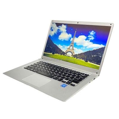 China EXPO bulk14inch Intel Celeron J3455 8G RAM 2021 March Wireless mini laptop windows 10 laptops 1920*1080 notebook PC ultra thin for sale