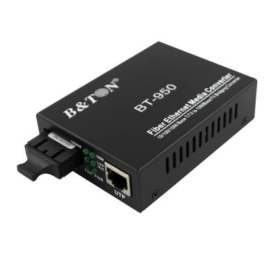 China Cheap FTTH BTON 1000Mbps Fiber to Ethernet Media Converter Multimode Media Converter for sale