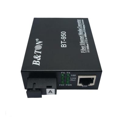 China B&TON BT-950GS-20A/B Simplex 20km SC Media Converter Gigabit BT-950GS-20A/B for sale