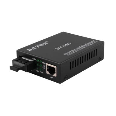 China Iron Case BTON BT-950GM-20: Ethernet Fiber Media Converter for sale