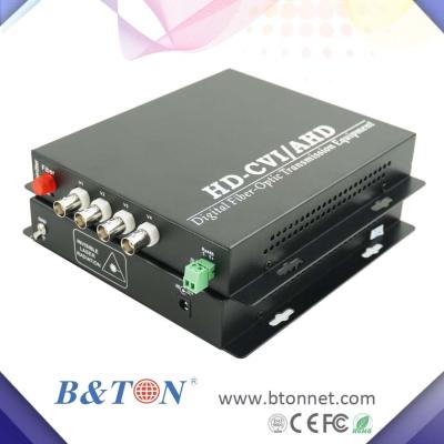 China Ethernet Over Fiber 2 Channel Multiplexer Video Converter For CCTV Intercom for sale