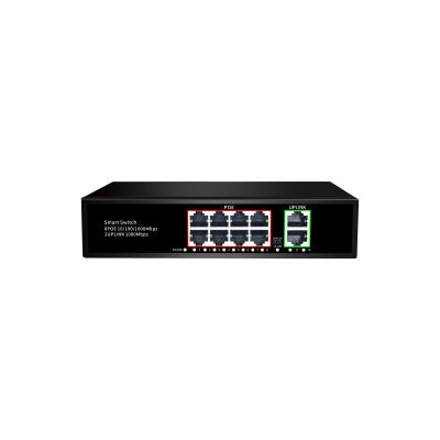 China Security Control Poe Switch 8 Ports OEM/ODM PoE Switch 4 16 24 Ports 10/100M Gigabit Port 9 POE Switches for sale