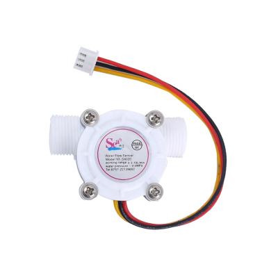 China YF-S402C Water Flow Hall Sensor Switch Flowmeter Hall Meter 0.8MPa 10L/min DC 5V 12V 3/8inch G3/8 for sale