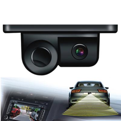 China 2 of 1 Universal Car Parking Sensors Rear View Backup Camera High Clear Night For Vision Reversing Radar PZ450 for sale