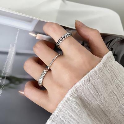 China Ring 2021 new S925 silver thai adjustable FASHION for simple girls and fashion rings for sale