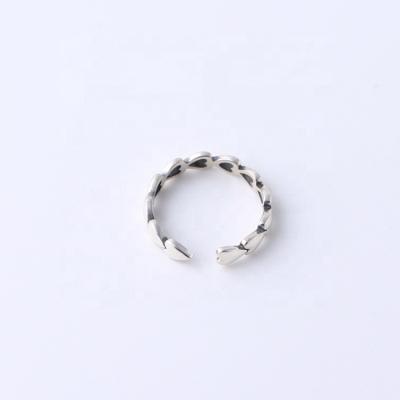 China Factory Wholesale Heart Shape Rings TRENDY For Party Customizable S925 Sterling Silver Ring for sale