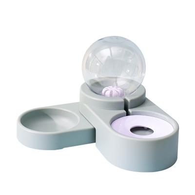 China 2021 New Automatic Pet Bowl Dog Food Driver Pet Water Viable Designed Drinking Dispenser Pet Accessories for sale