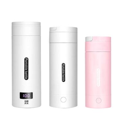 China Sustainable Intelligent Vacuum Insulated Water Tumbler Water Heater Display And Temperature Control 12V Stainless Steel Tumbler for sale