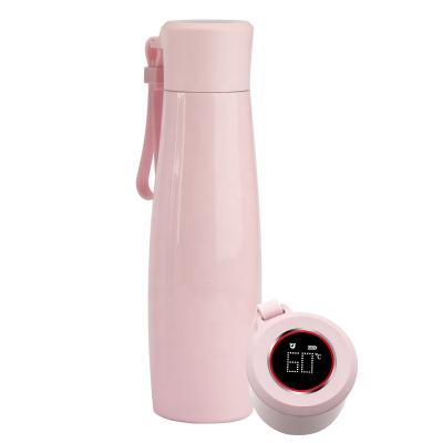 China Tumbler Sustainable Temperature Sublimation Stainless Steel Smart Water Bottle With Reminder To Drink Water for sale