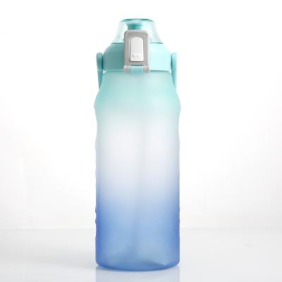 China 2021 Amazon Sustainable Large Capacity Hot Selling Custom Water Bottles Sport Clear Acrylic Tumbler Plastic Water Bottle for sale