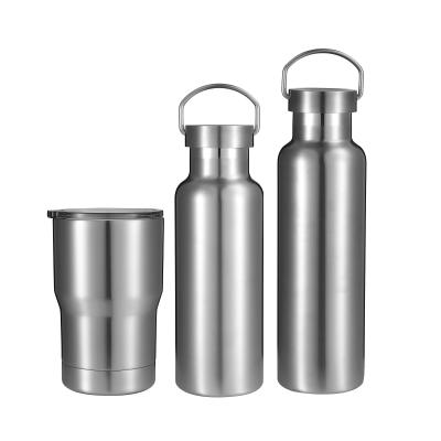 China Durable Printed Stainless Steel Water Bottle Double Wall Stainless Steel Water Bottle Portable Bottle for sale