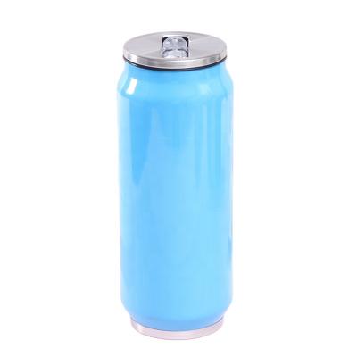 China Sustainable Insulated Can Thermo Stainless Steel Water Bottle 500ml Stainless Steel Water Bottle For Coffee Milk for sale