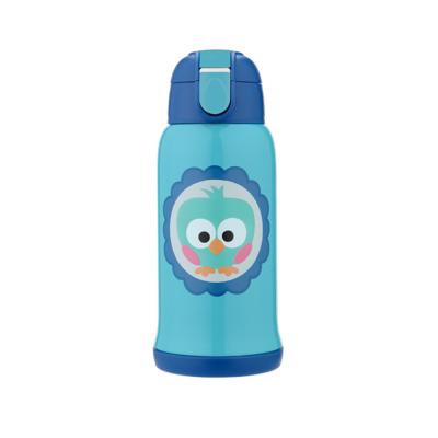 China Amozon Success Kids Sustainable Bottle With Straw Travel Sport Stainless Steel Water Bottle Custom for sale