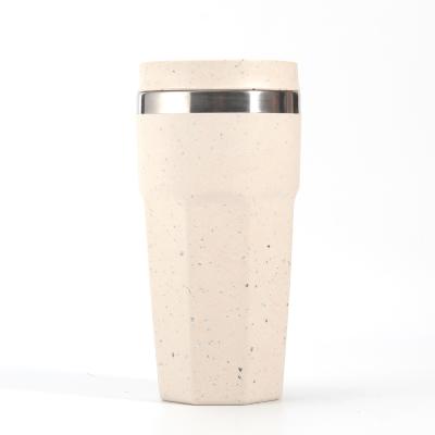 China Brief Sustainable Hot Selling Eco Friendly Biodegradable Coffee Mugs Double Wall Stainless Steel Water Bottle for sale