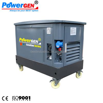 China DB 60! ! ! Soundproof POWERGEN 10KVA BG10SE Super Silent Gasoline Generator Set for sale