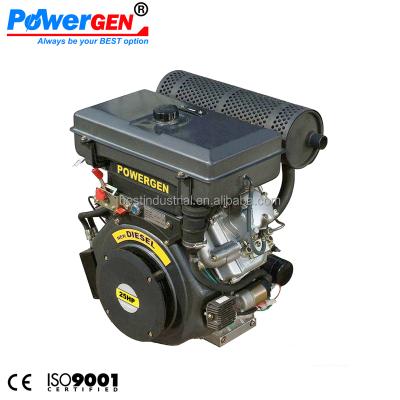 China Air-cooled bestseller! ! ! POWER-GEN V Twin 2-Cylinder 4-Stroke Diesel Engine For Sale for sale