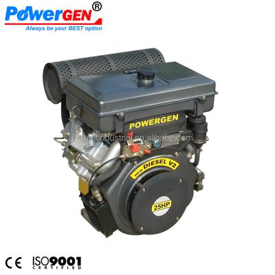 China Air-cooled hot sale! ! ! Reliable 25HP POWERGEN BD2V90FE Air Cooled 25hp 2 Cylinder Diesel Engine for sale