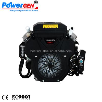 China Air-cooled bestseller! ! ! POWERGEN 2 Cylinder OHV 4 Stroke Air Cooled Twin V 20HP Gasoline Engine for sale