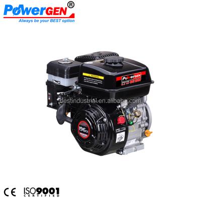 China Air-cooled best price! ! ! POWERGEN GX200 196cc Air Cooled Single Cylinder OHV 6.5HP 168F Gasoline Engine for sale