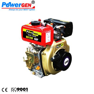 China Air-cooled best price! ! ! POWERGEN Air Cooled Single Cylinder Diesel Engine 4HP for sale