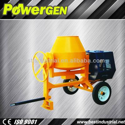 China Success in strong rigid steel! ! ! POWER-GEN Gasoline Honda Engine 260L Small Concrete Mixer for sale