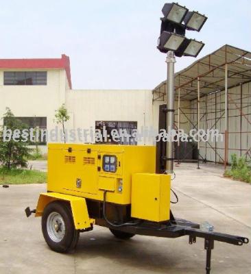 China 50L Diesel Mobile Light Tower for sale