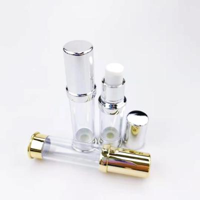 China New Design 30ml 50ml Cosmetic Packaging Airless Pump AS Plastic Vacuum Bottles For Serum / Lotion for sale