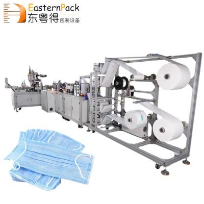 China Full Automatic High Speed ​​Disposable Face Mask High Production Efficiency N95 Surgical Cup 3 Ply Flat Make Eye For Band 3d Mask Making Machine for sale