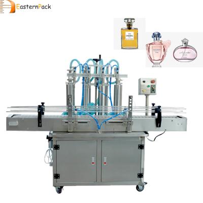 China Full Automatic Liquid Perfume Bottle Filling Oil Food Capping And Cbd Labeling Machine for sale